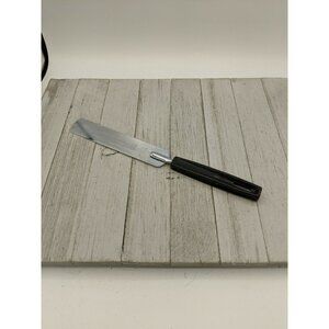 Vintage Stainless Vaughan #3 Spatula Cake Icing Spreader Black Handle 11"